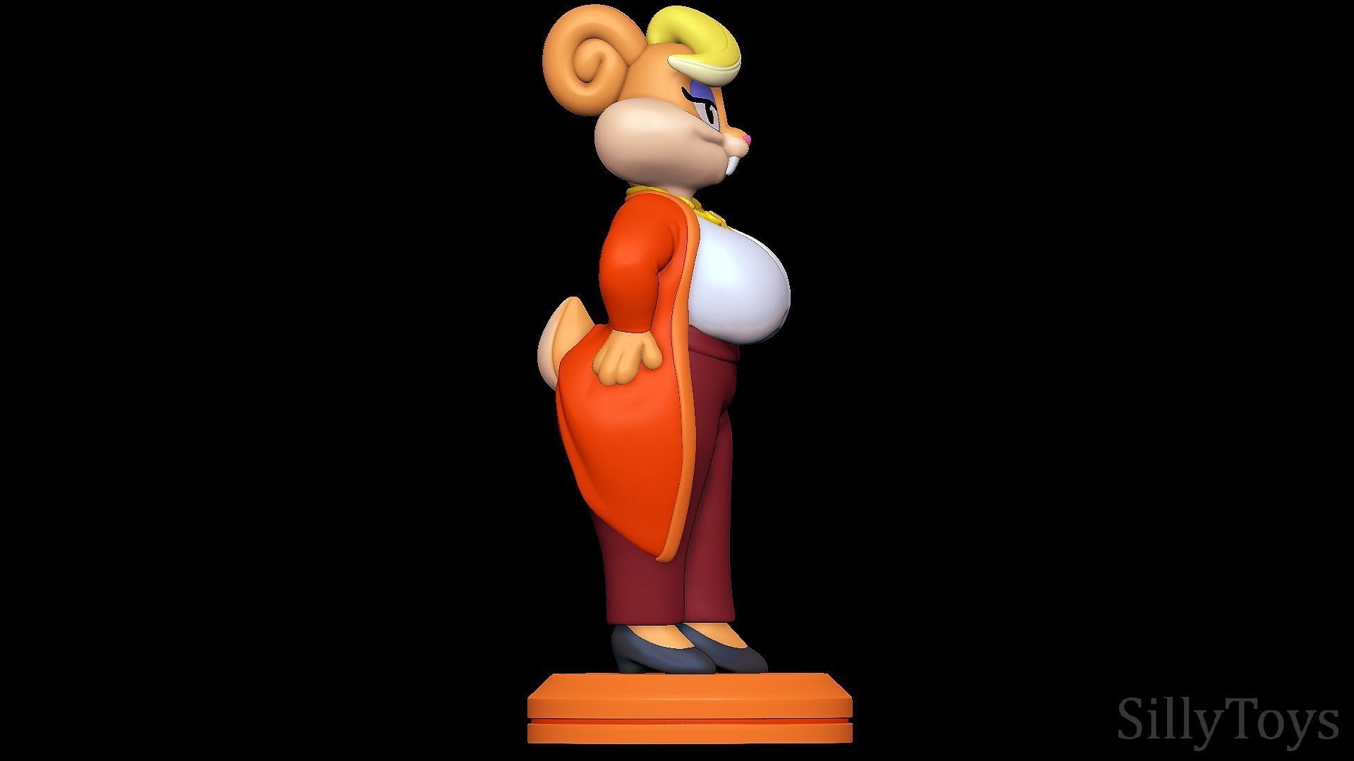 Patricia Bunny - The Looney Tunes Show 3D print model_8