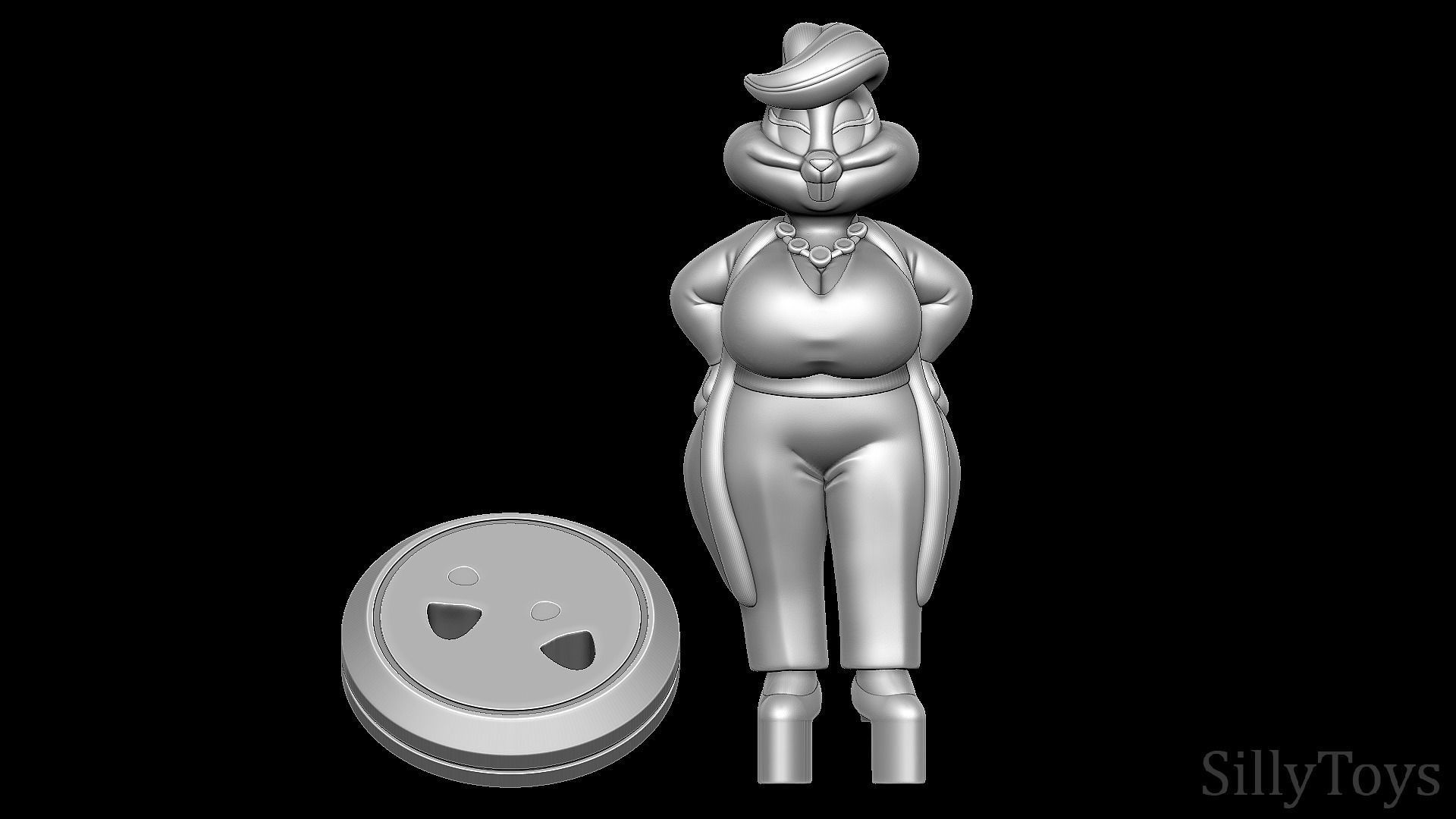 Patricia Bunny - The Looney Tunes Show 3D print model_11