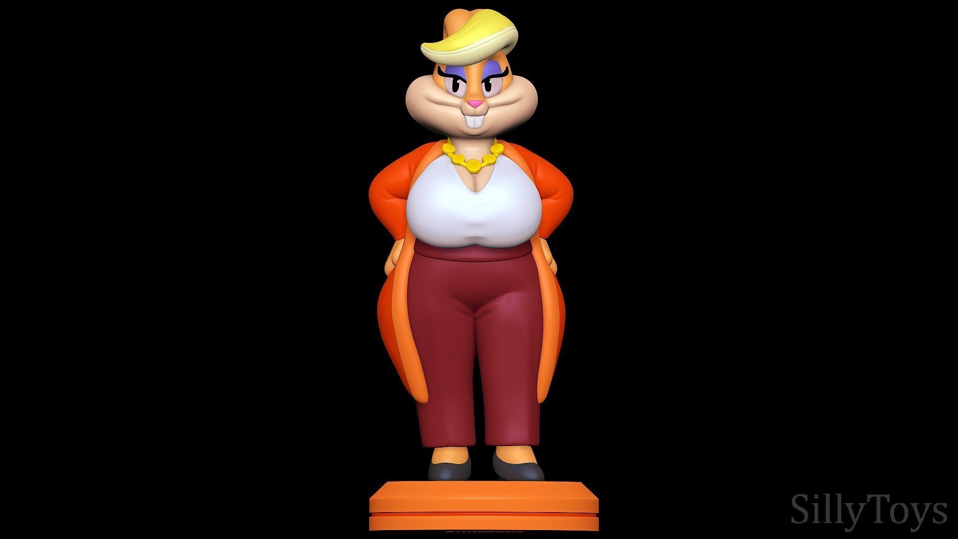 Patricia Bunny - The Looney Tunes Show 3D print model_1