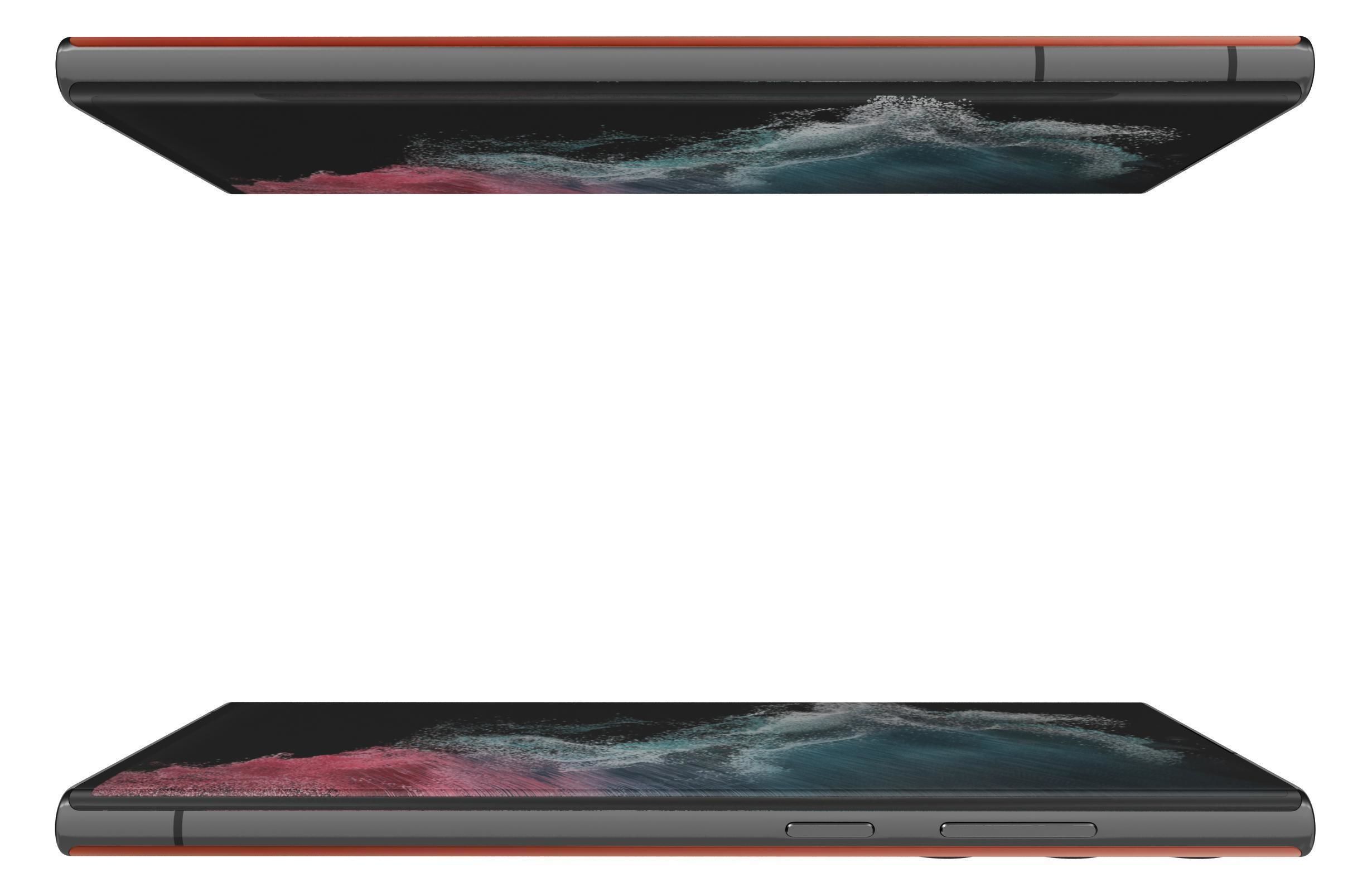 Samsung Galaxy S22 Ultra Red 3D model_7