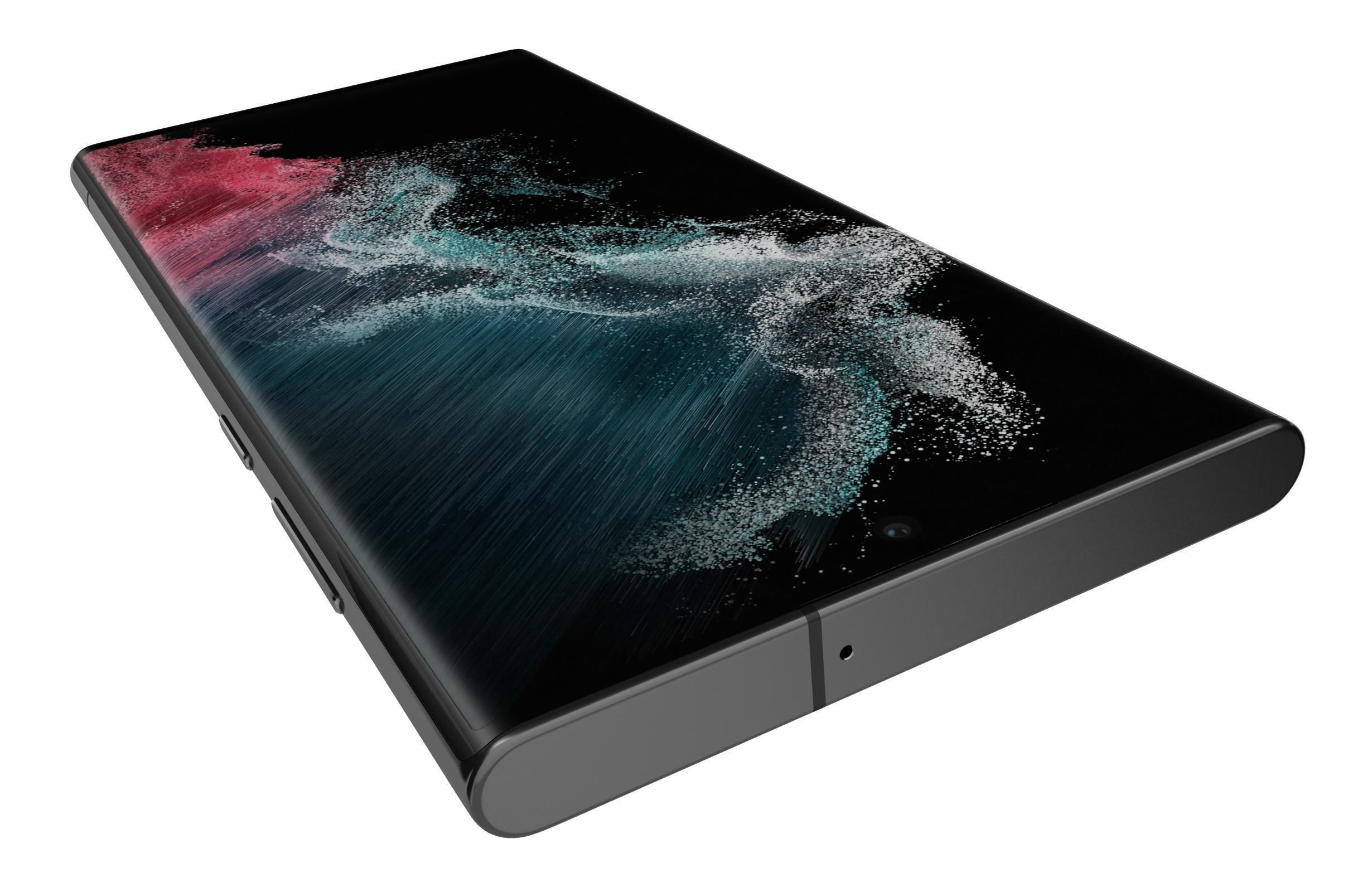 Samsung Galaxy S22 Ultra Red 3D model_13