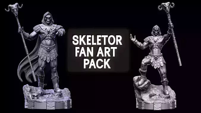 Skeletor Fan Art Pack