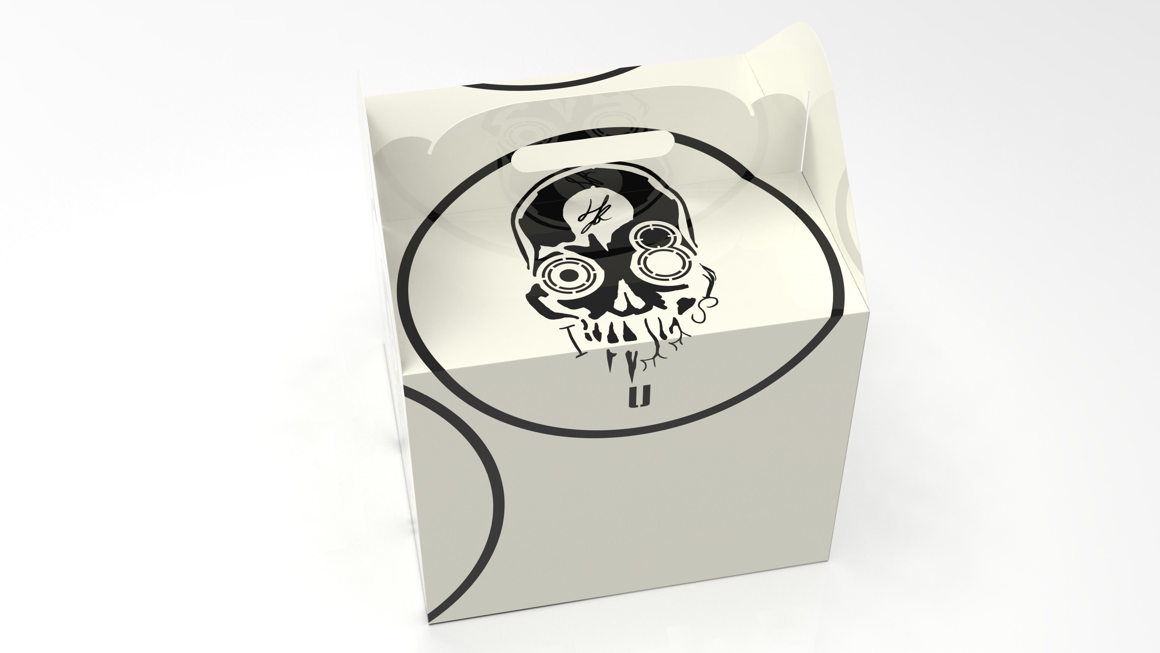 Gable box 3D model food T2 Low-poly 3D model_13