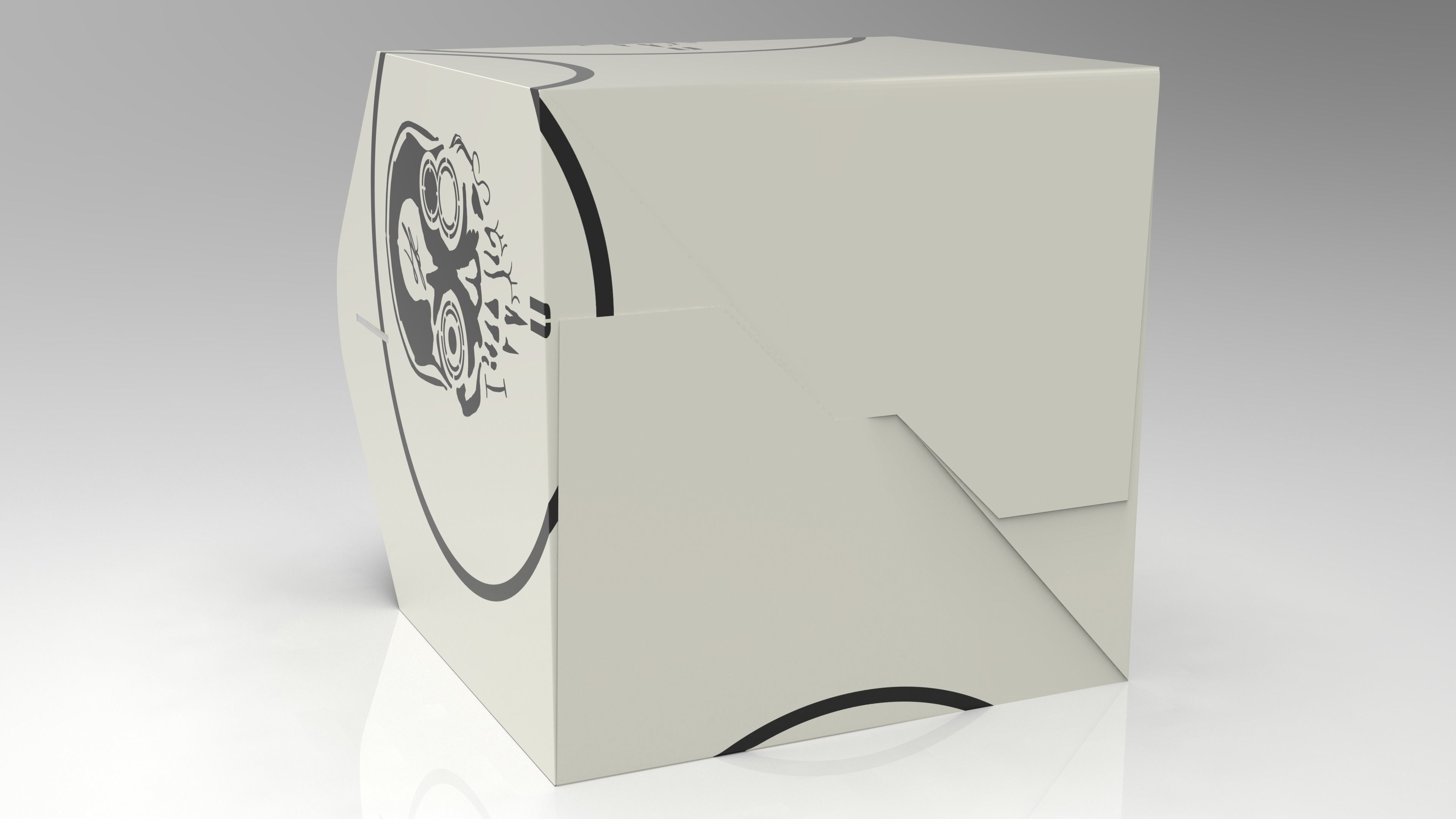 Gable box 3D model food T2 Low-poly 3D model_18