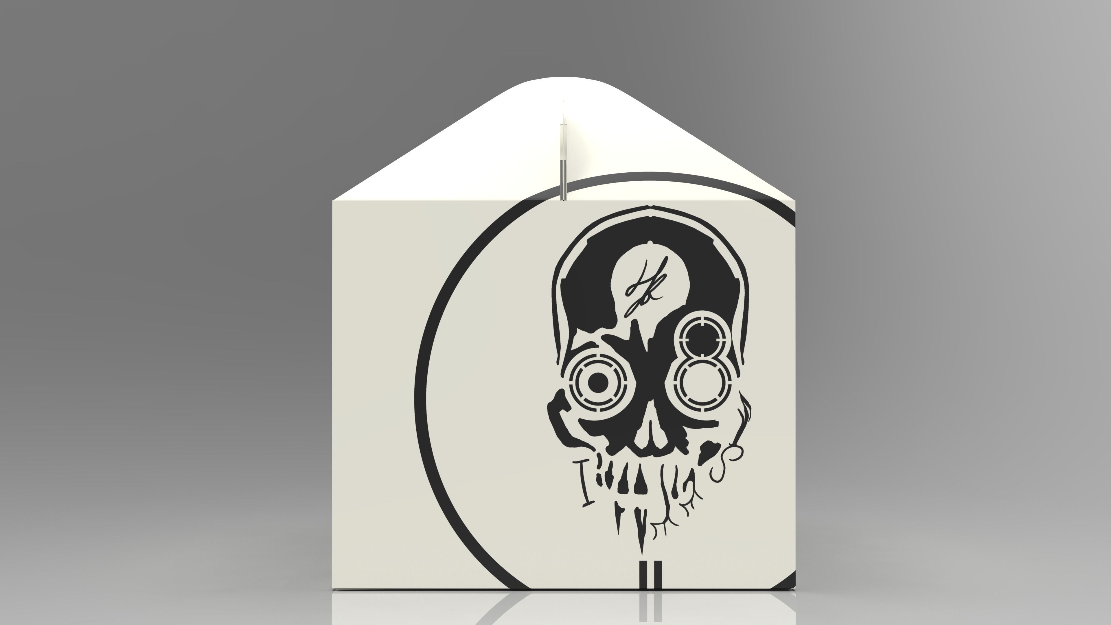 Gable box 3D model food T2 Low-poly 3D model_1