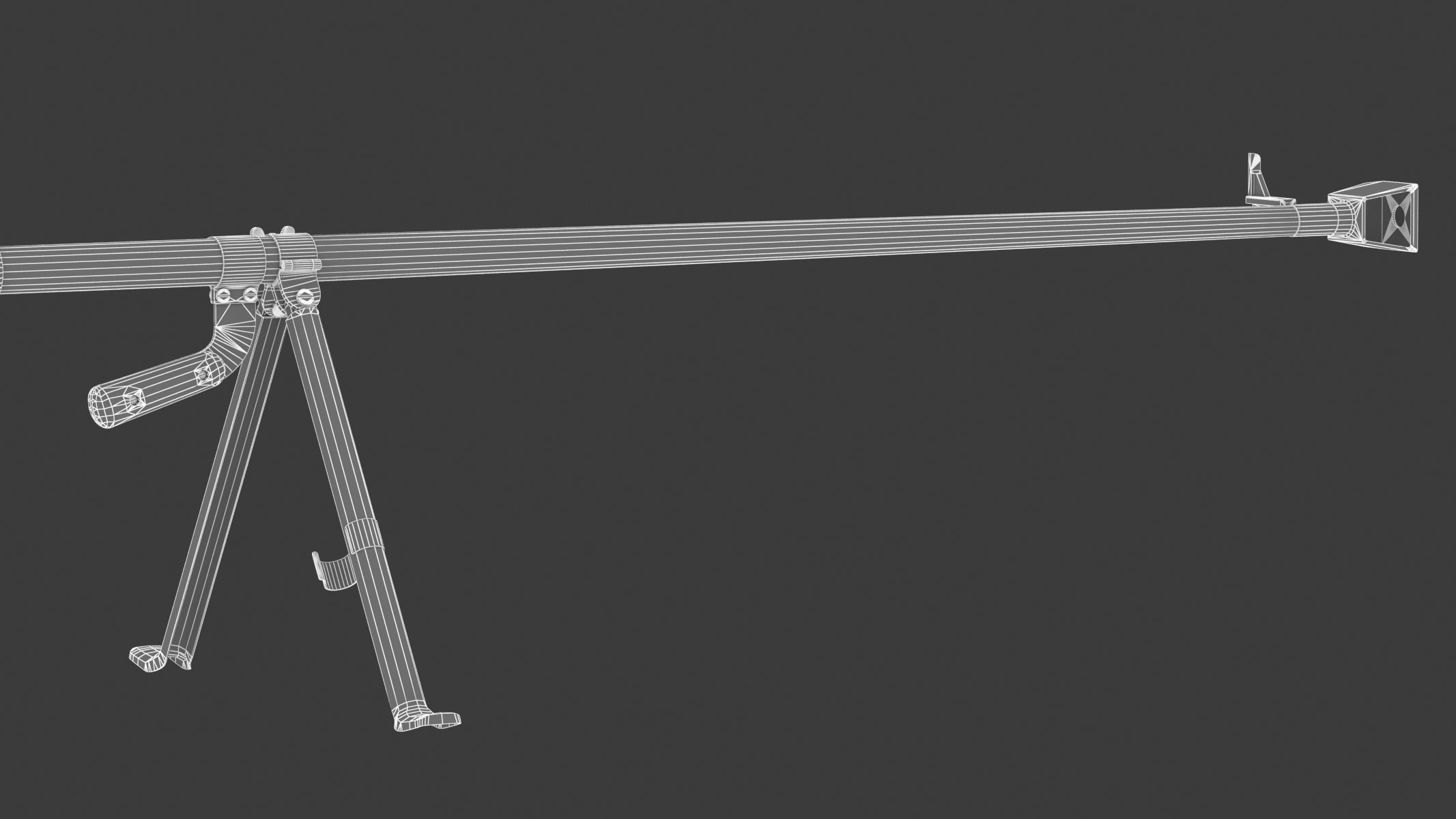  PTRD 41 Low Poly Low-poly 3D model_15