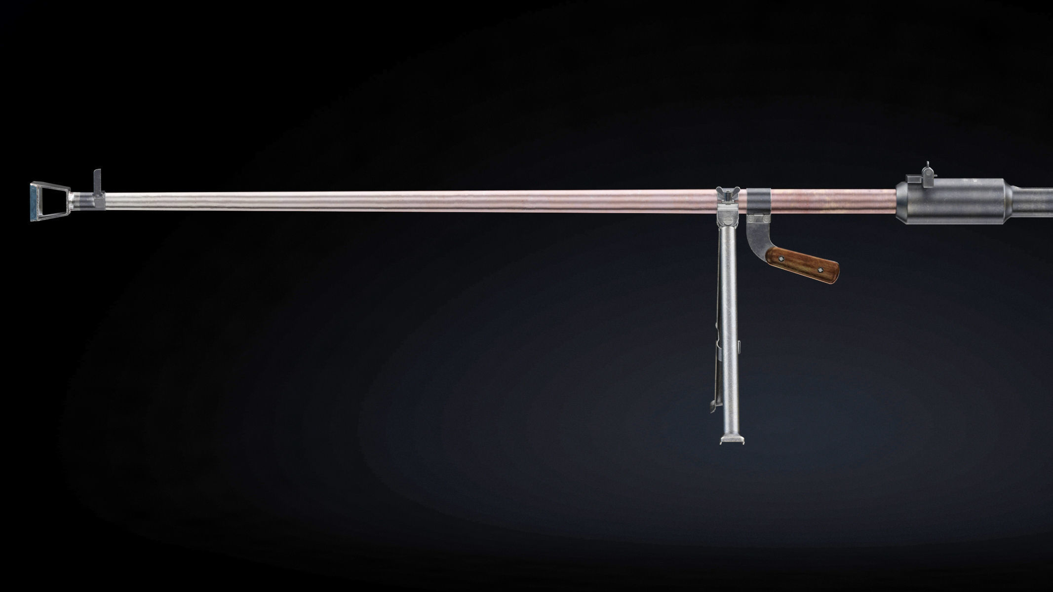  PTRD 41 Low Poly Low-poly 3D model_7