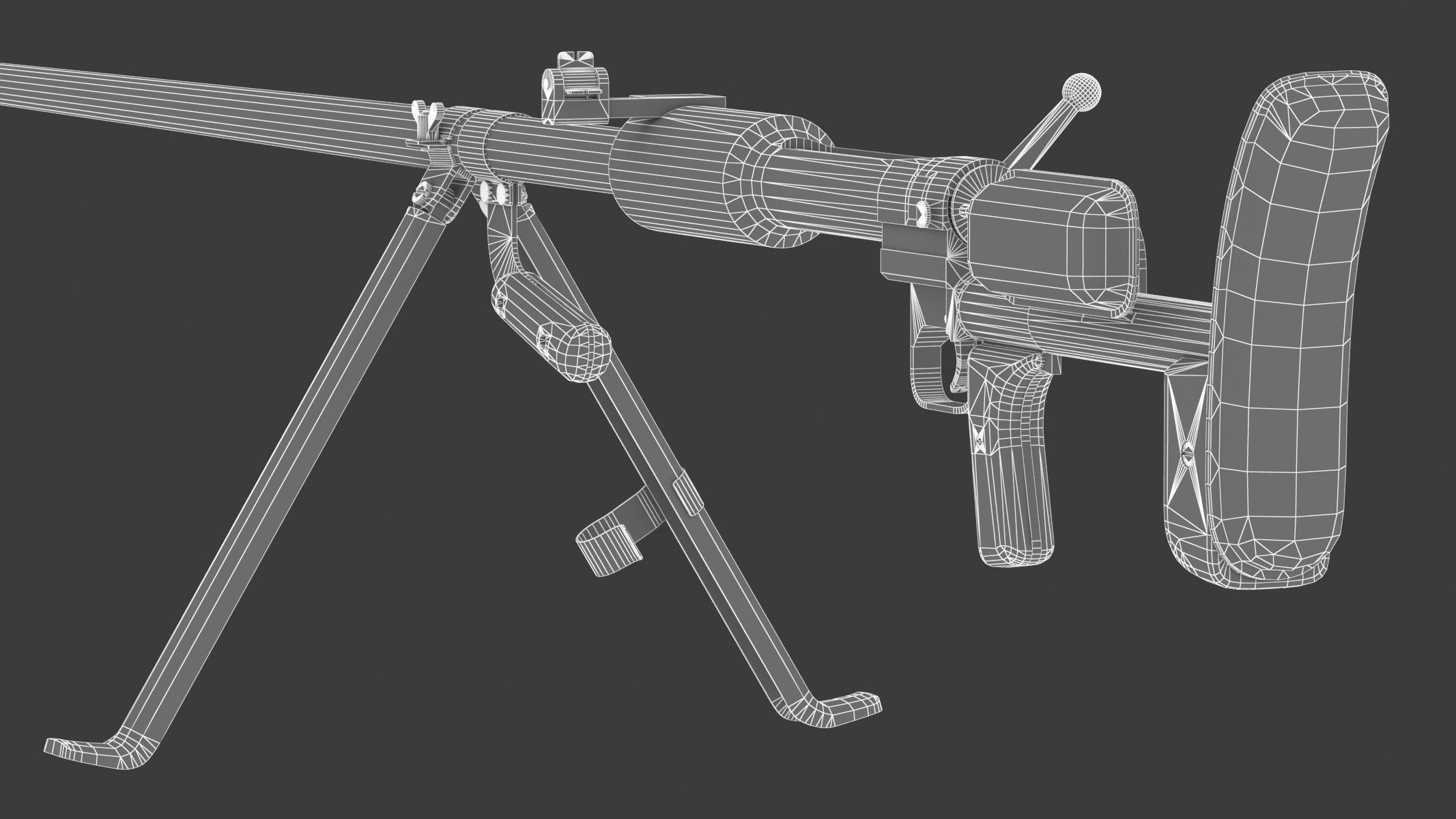  PTRD 41 Low Poly Low-poly 3D model_16