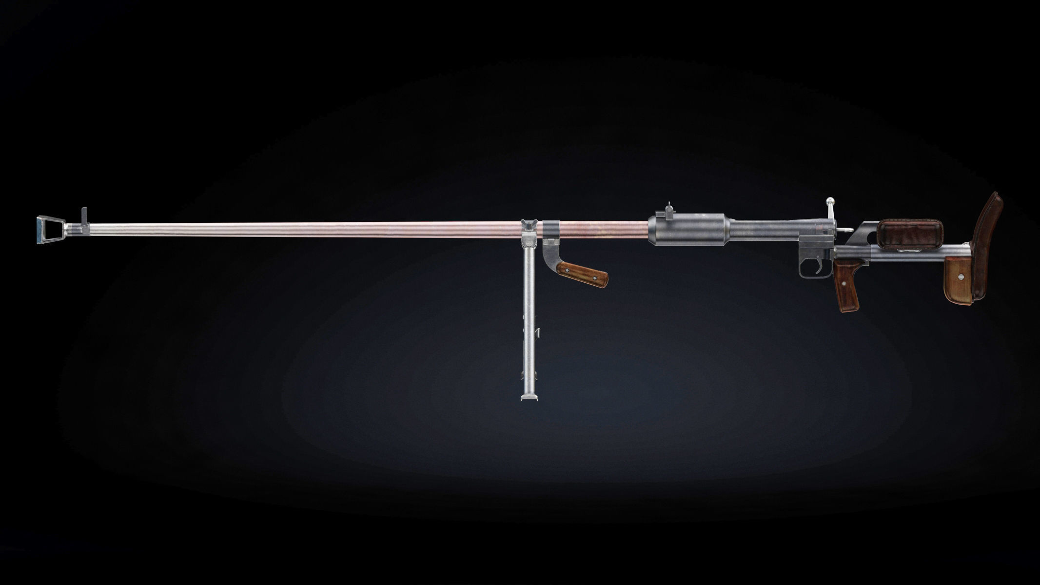  PTRD 41 Low Poly Low-poly 3D model_2