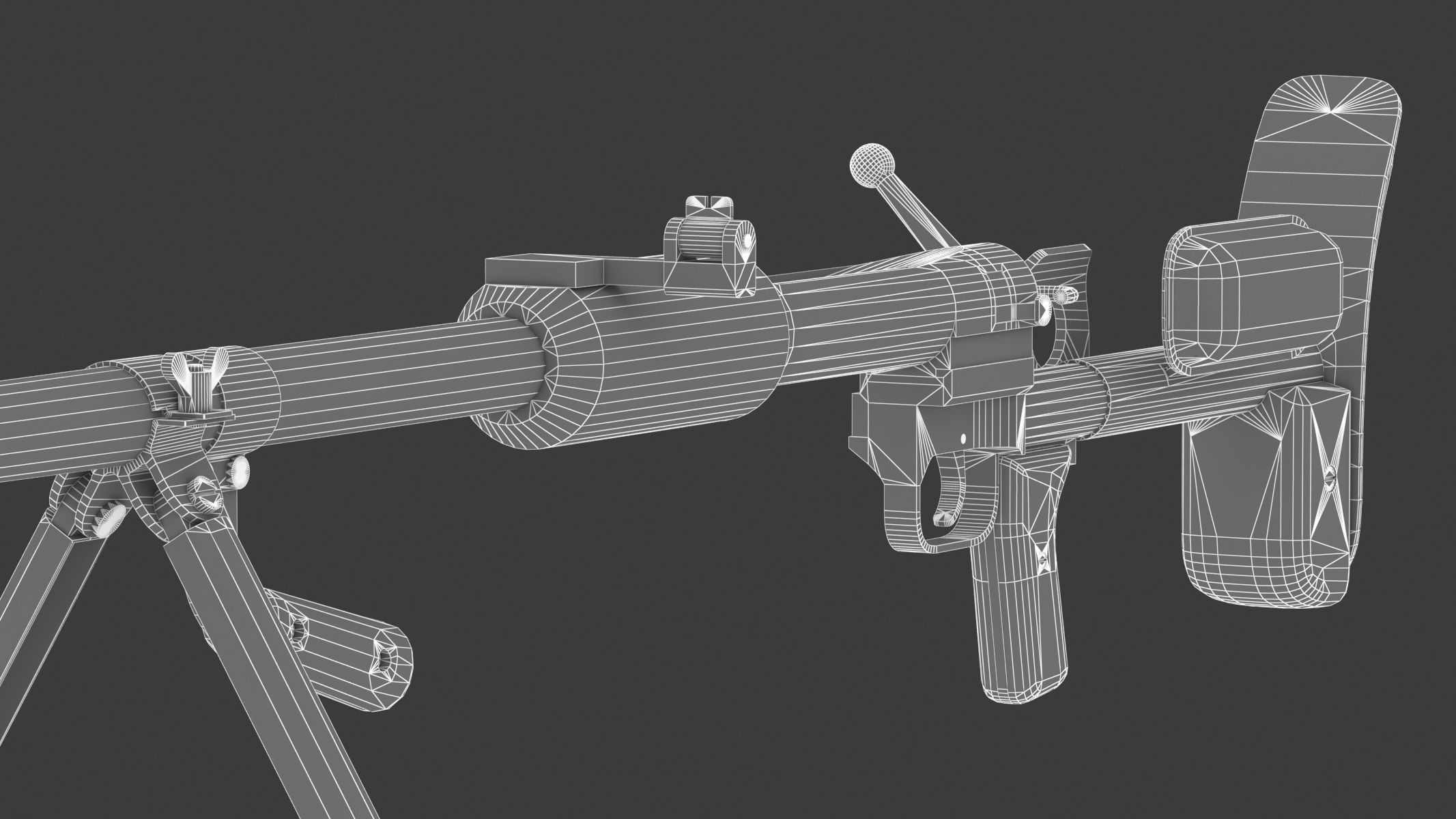  PTRD 41 Low Poly Low-poly 3D model_18