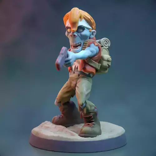 Zombie Marco - Metal Slug 3D print model