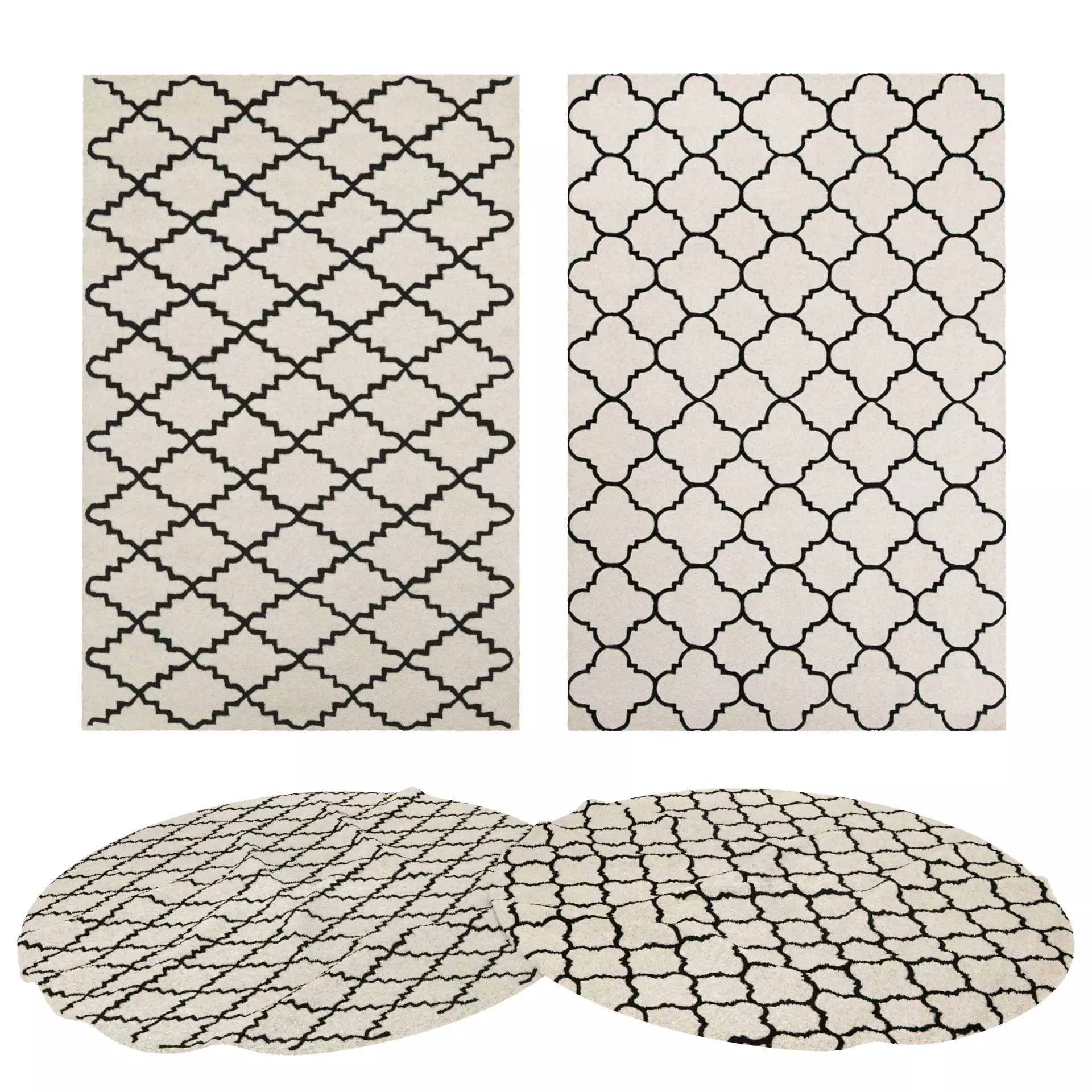 Rugs No 638 Low-poly 3D model_0