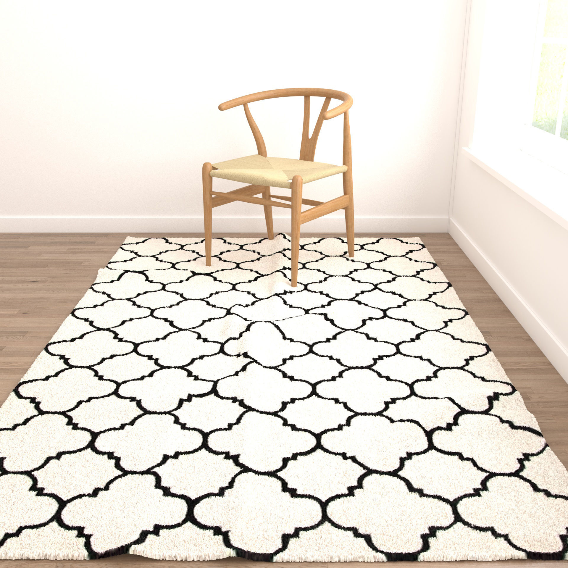 Rugs No 638 Low-poly 3D model_4