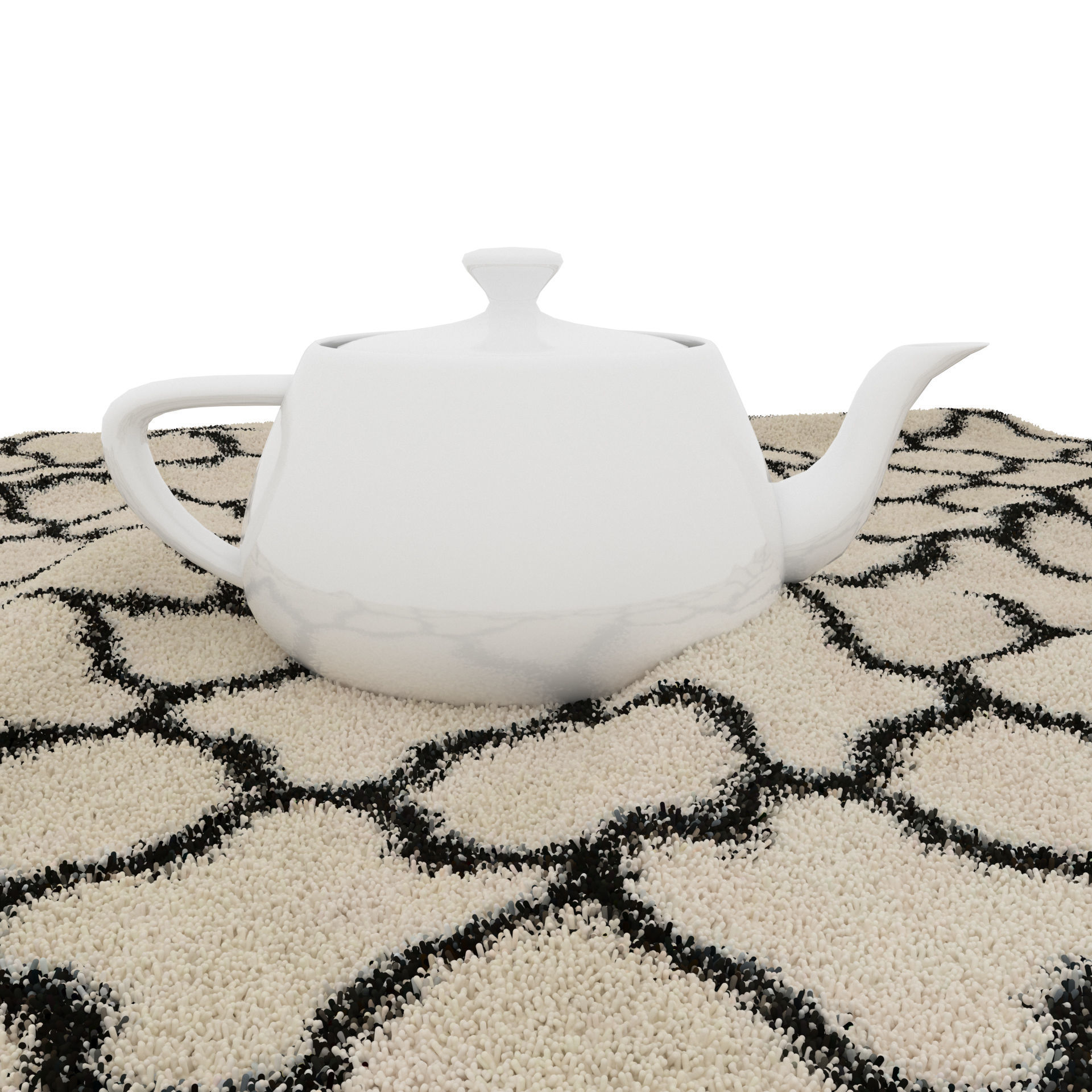 Rugs No 638 Low-poly 3D model_8