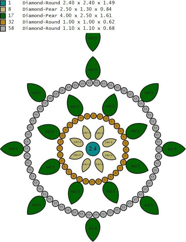 Anchor pendant sterling gold printable jewelry 3D model 3D print model_5