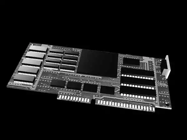 graphic-video card 3d model Free low-poly 3D model