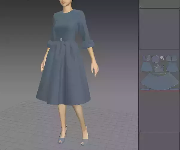 dress-Marvelous Designer