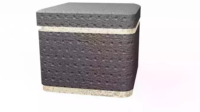 pufig styrofoam waste bin