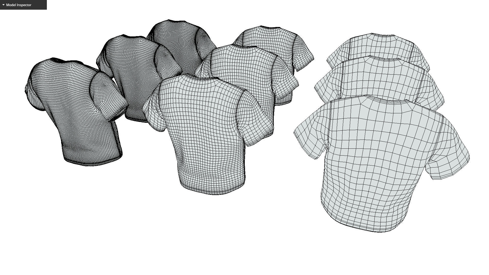 Band T Shirt Low-poly 3D model_4