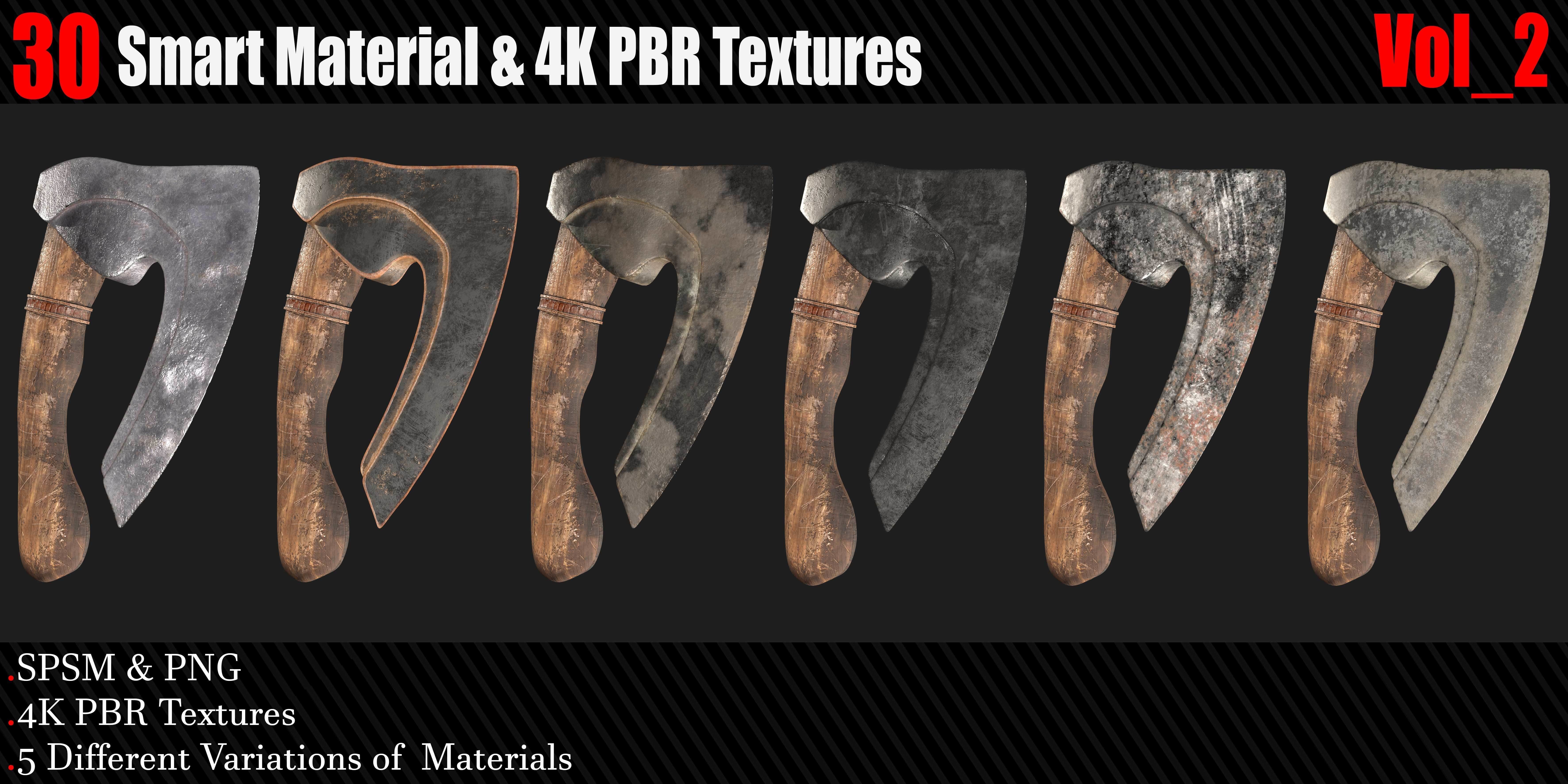 30 High Quality Smart Materials 4K PBR Texture Vol 2 Texture_5