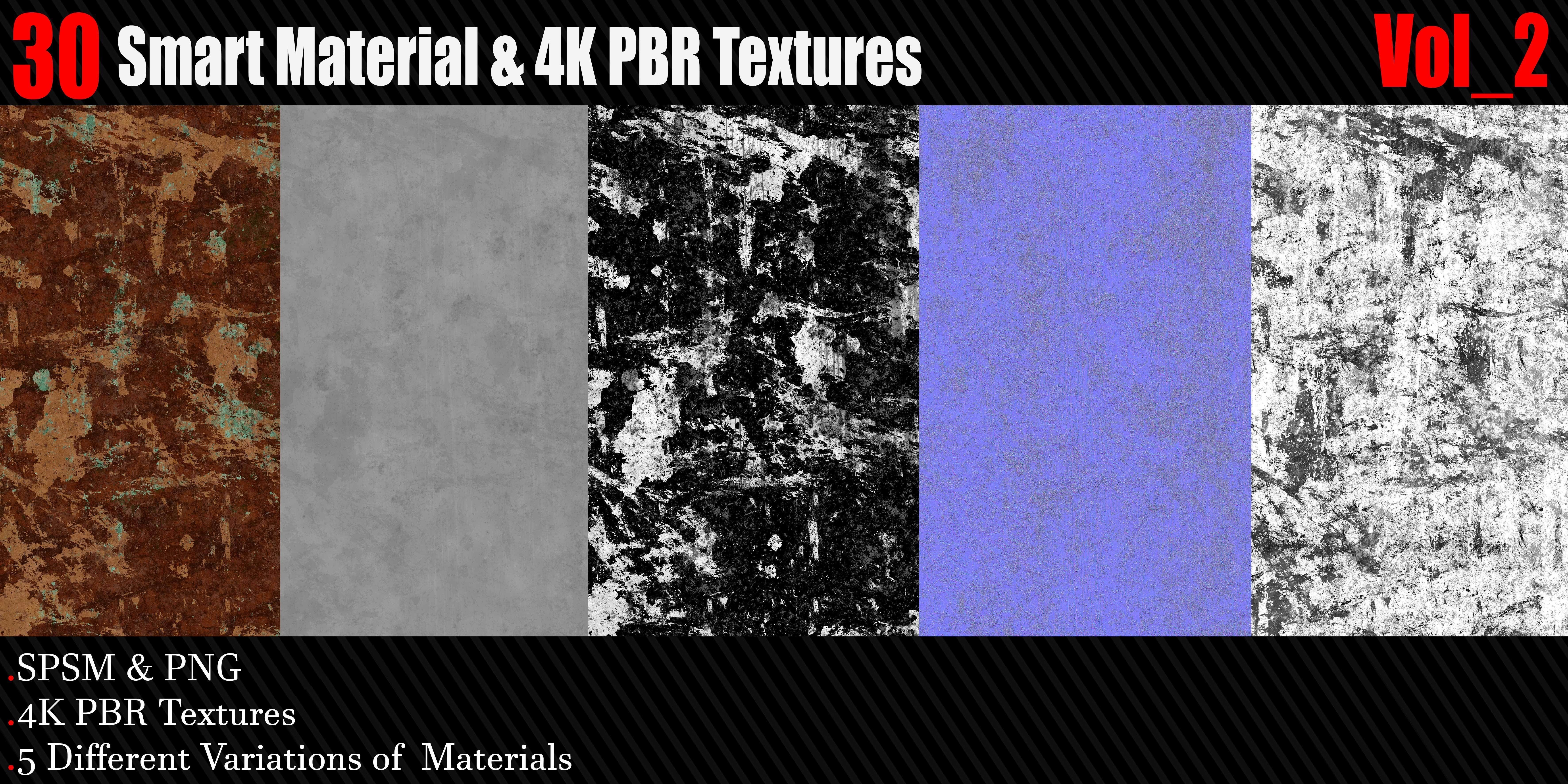 30 High Quality Smart Materials 4K PBR Texture Vol 2 Texture_6