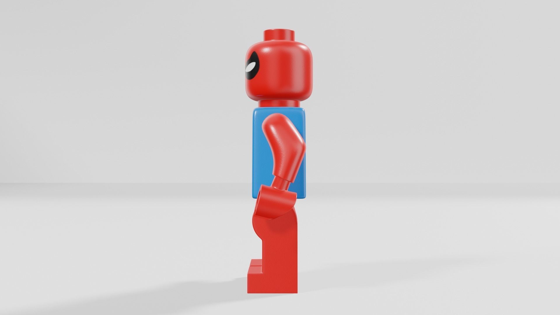 Lego Spider-Man Low-poly 3D model_5