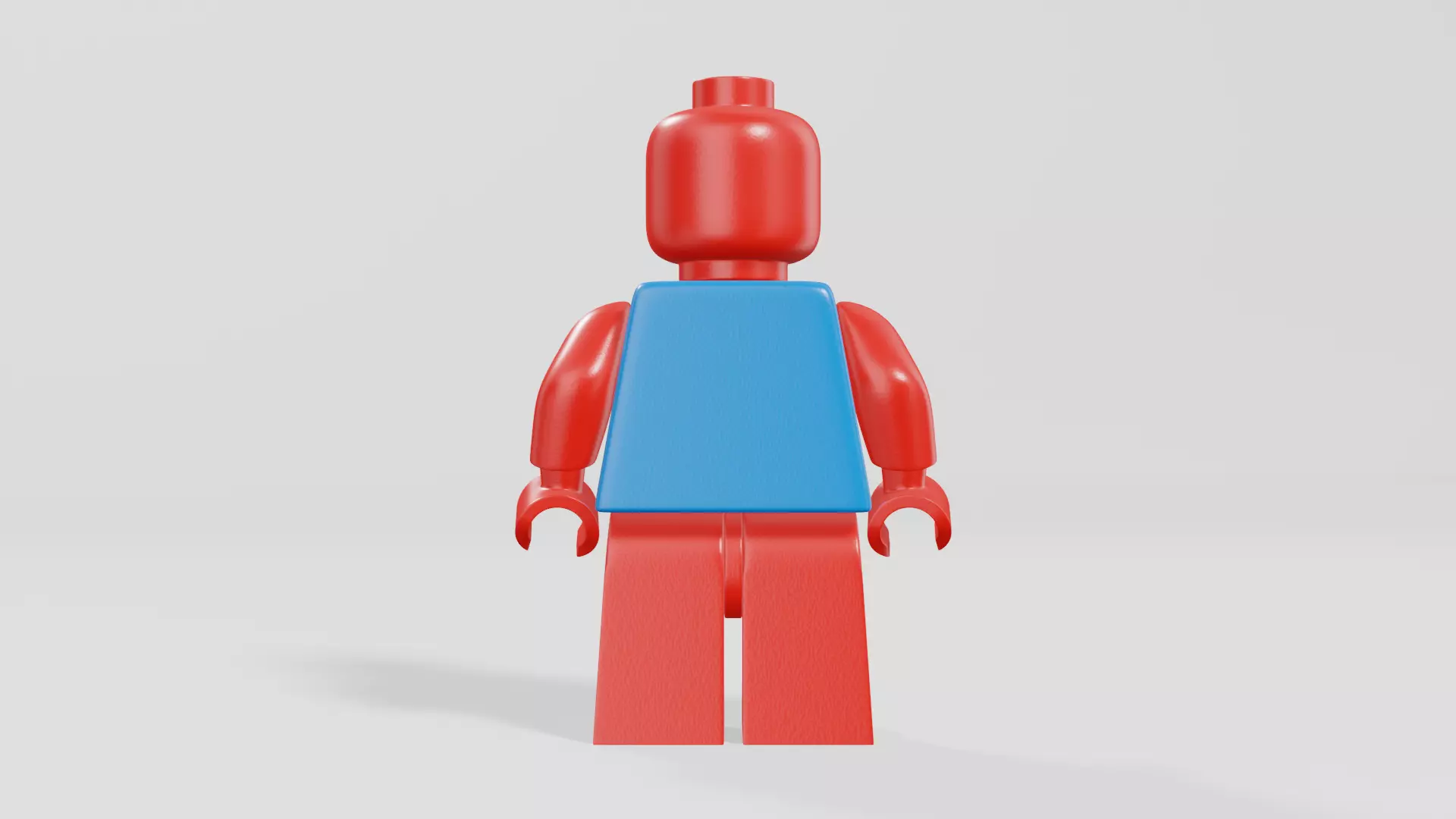 Lego Spider-Man Low-poly 3D model_0