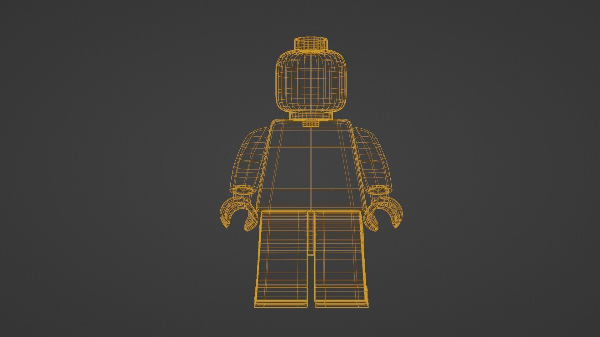 Lego Spider-Man Low-poly 3D model_9