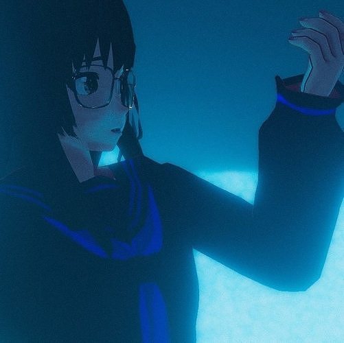 Japanese anime girl 3D model