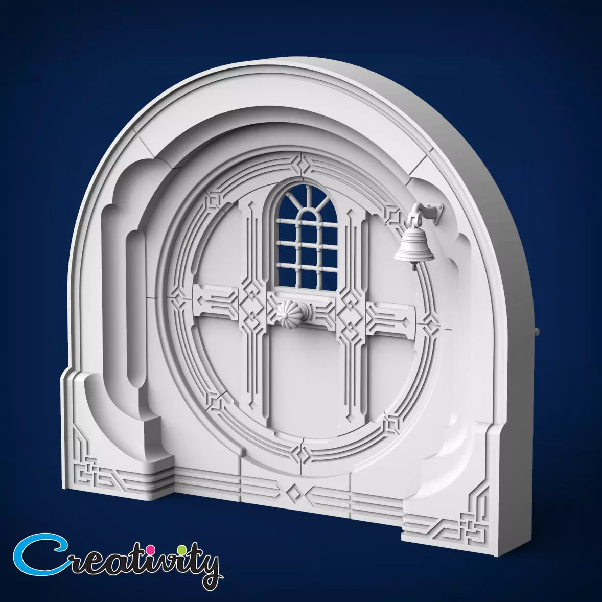 HOBBIT HOUSE DOOR 3D print model_0