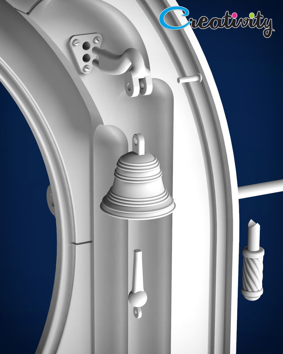 HOBBIT HOUSE DOOR 3D print model_8