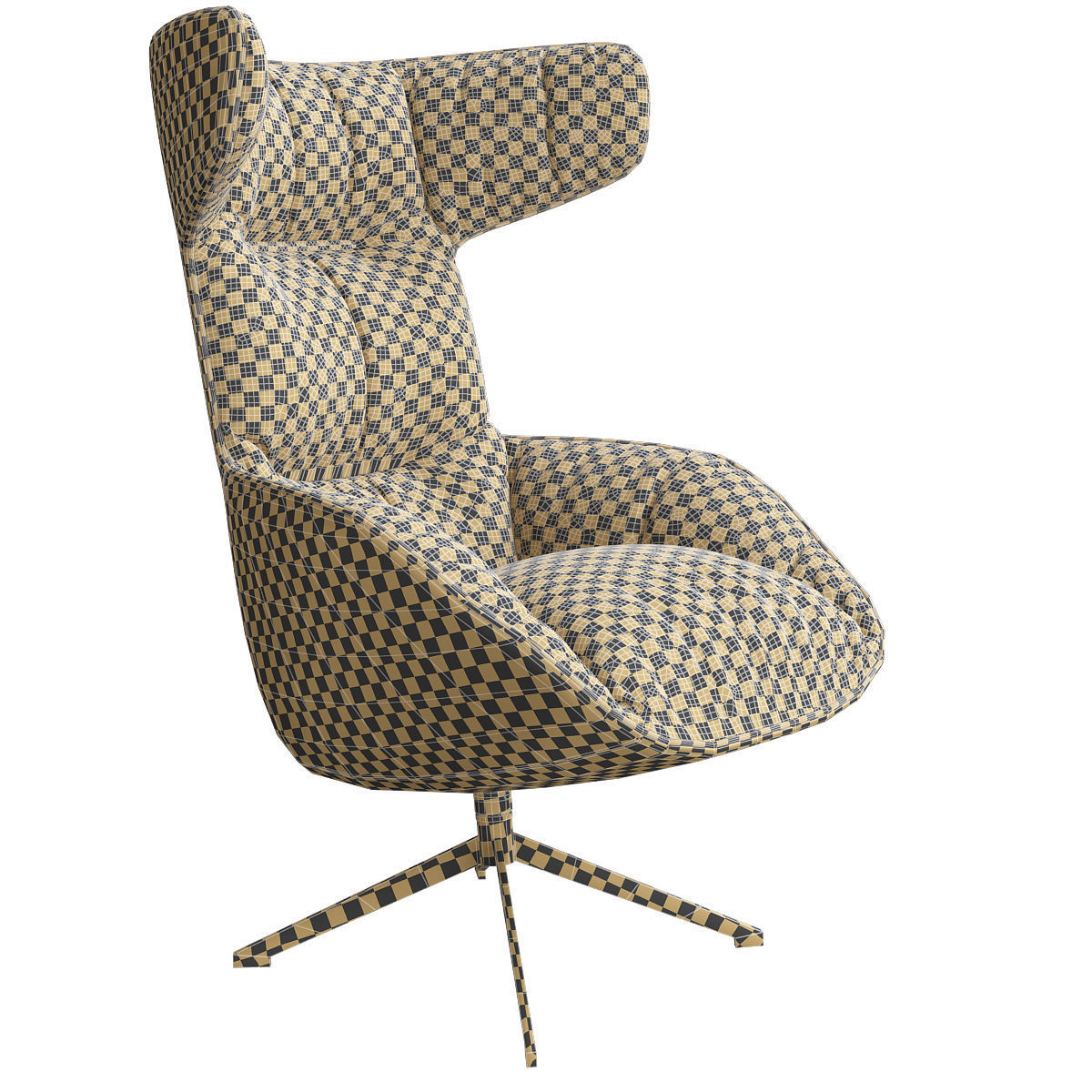 Take a Line for a Walk Armchair 3d model Low-poly 3D model_2