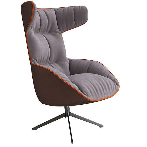 Take a Line for a Walk Armchair 3d model Low-poly 3D model 2