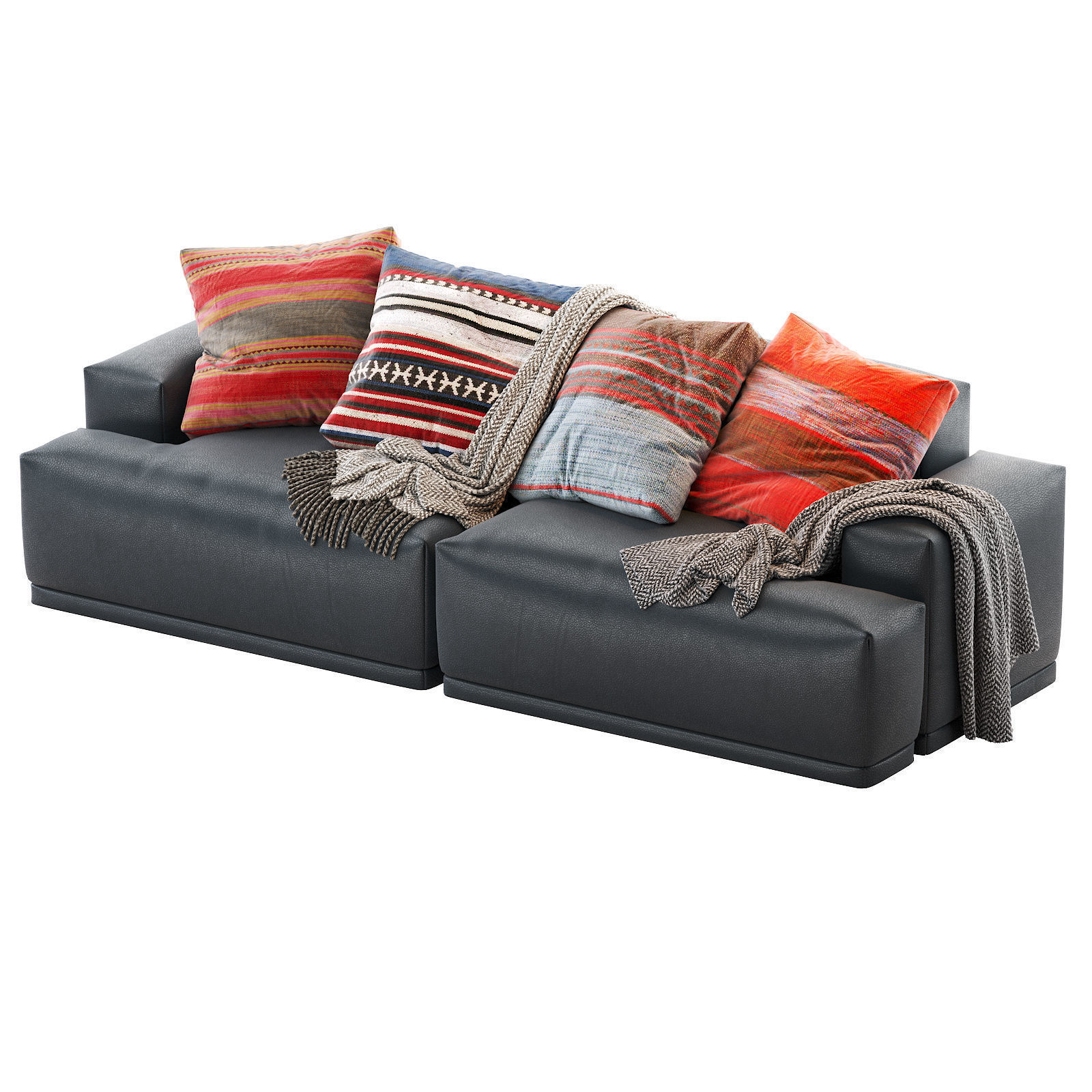 CONNECT MODULAR Sofas 3D Model Collection_21
