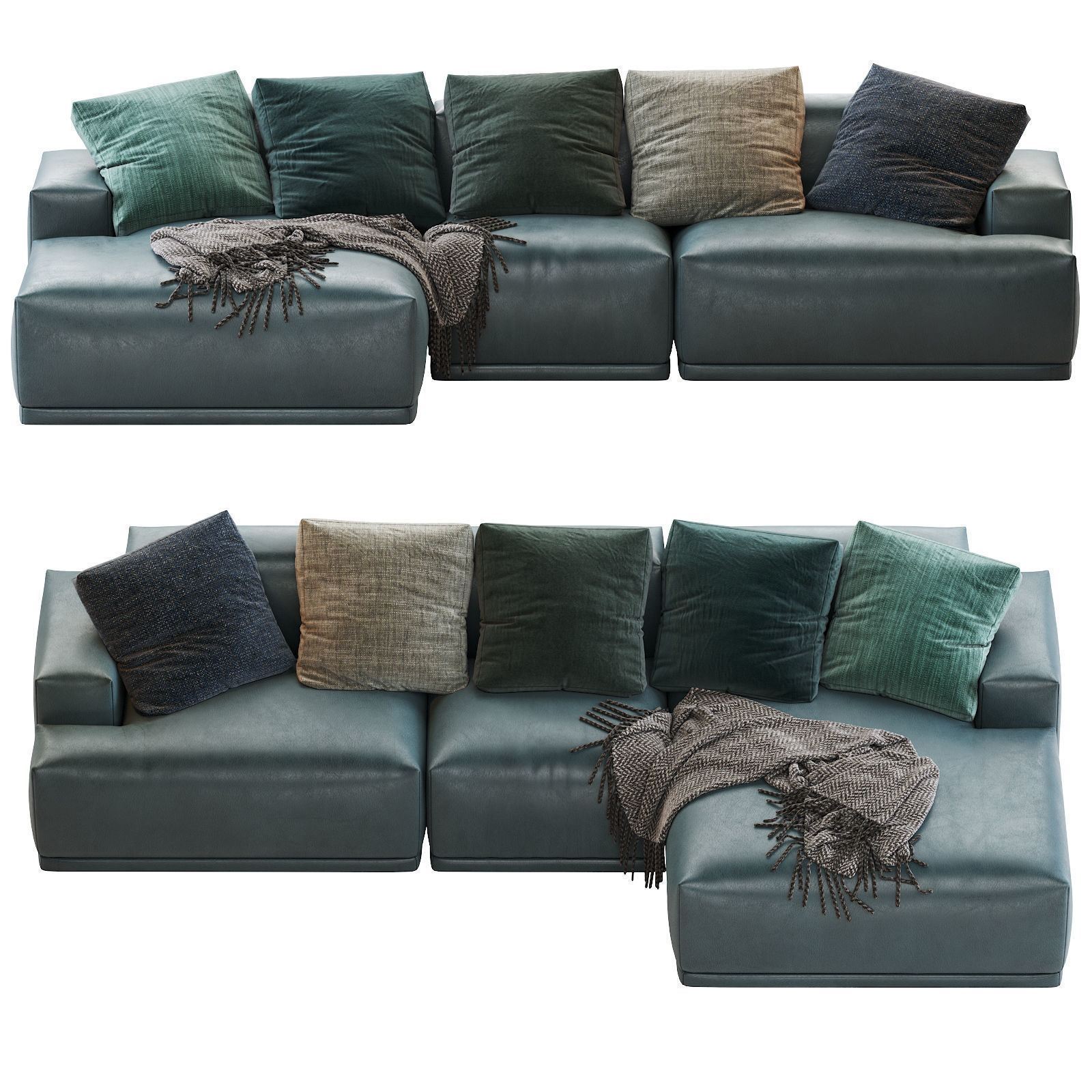 CONNECT MODULAR Sofas 3D Model Collection_18