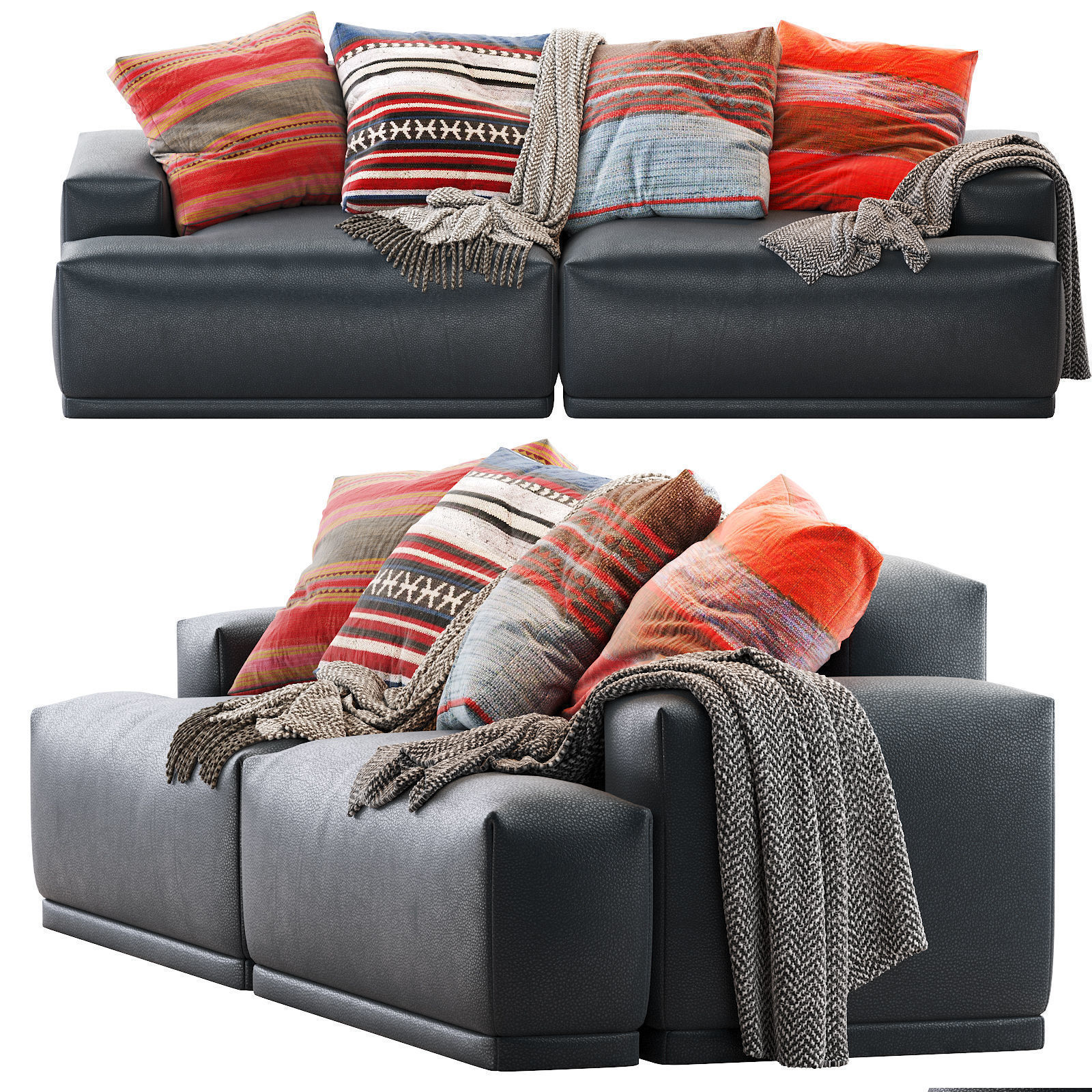 CONNECT MODULAR Sofas 3D Model Collection_41