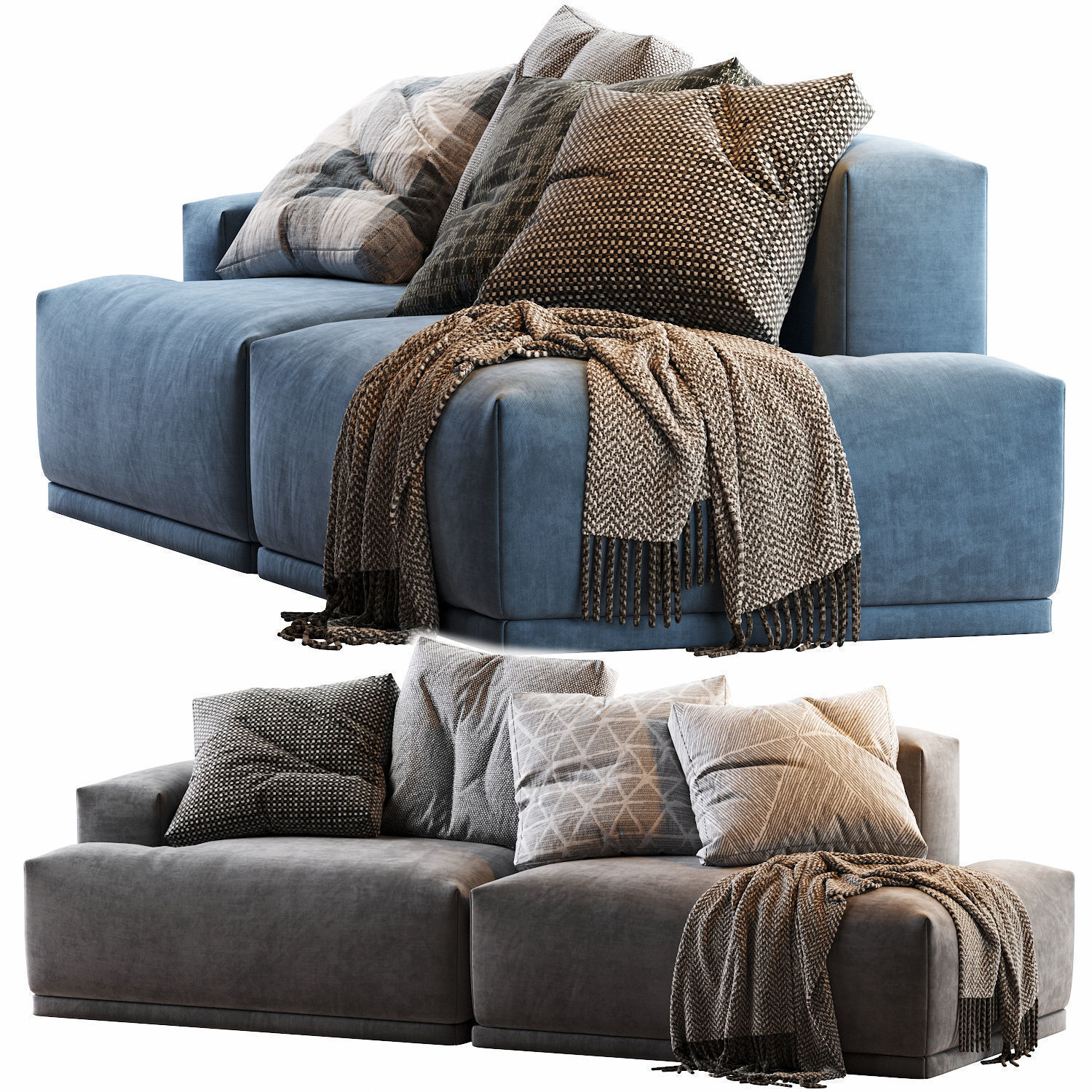 CONNECT MODULAR Sofas 3D Model Collection_46
