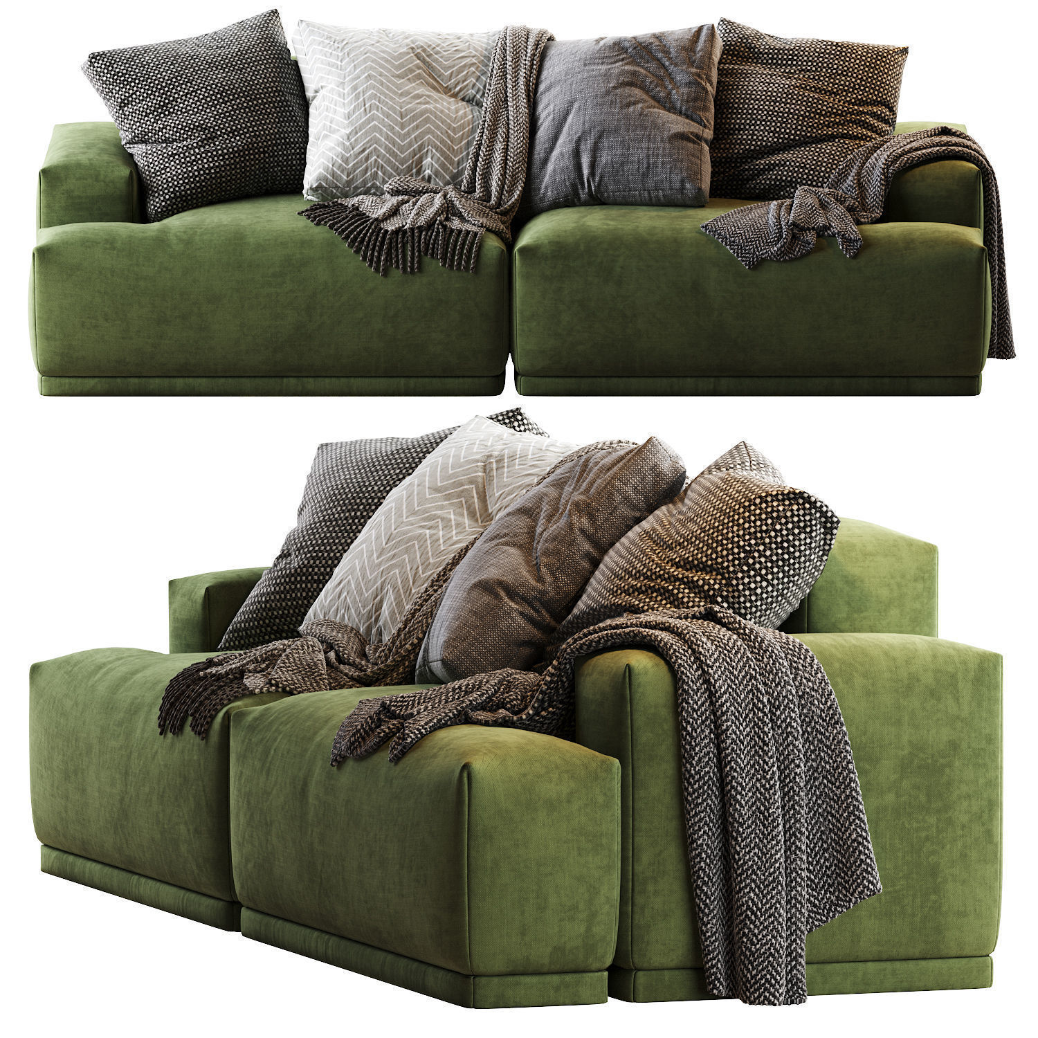 CONNECT MODULAR Sofas 3D Model Collection_19