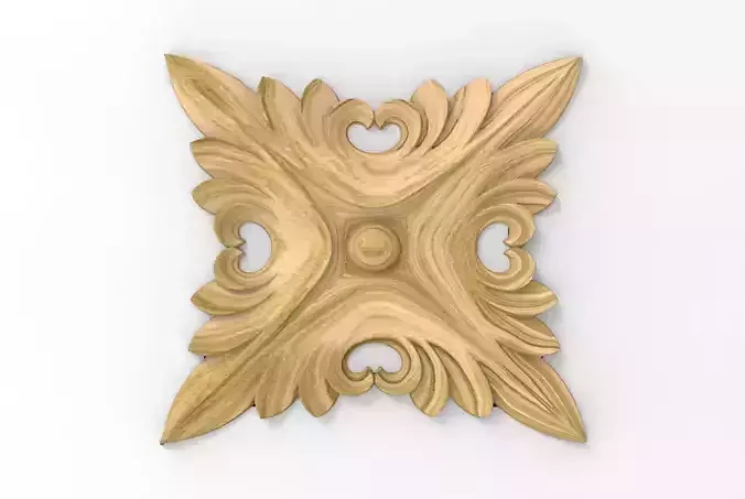Floral Wood Carving for Furniture - 69