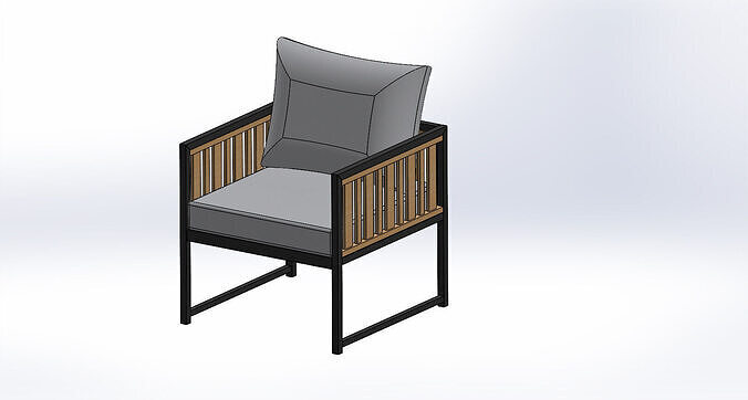 Sofa Single Polo 3D print model