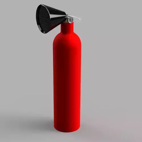 Basic Fire Extinguisher 3D model