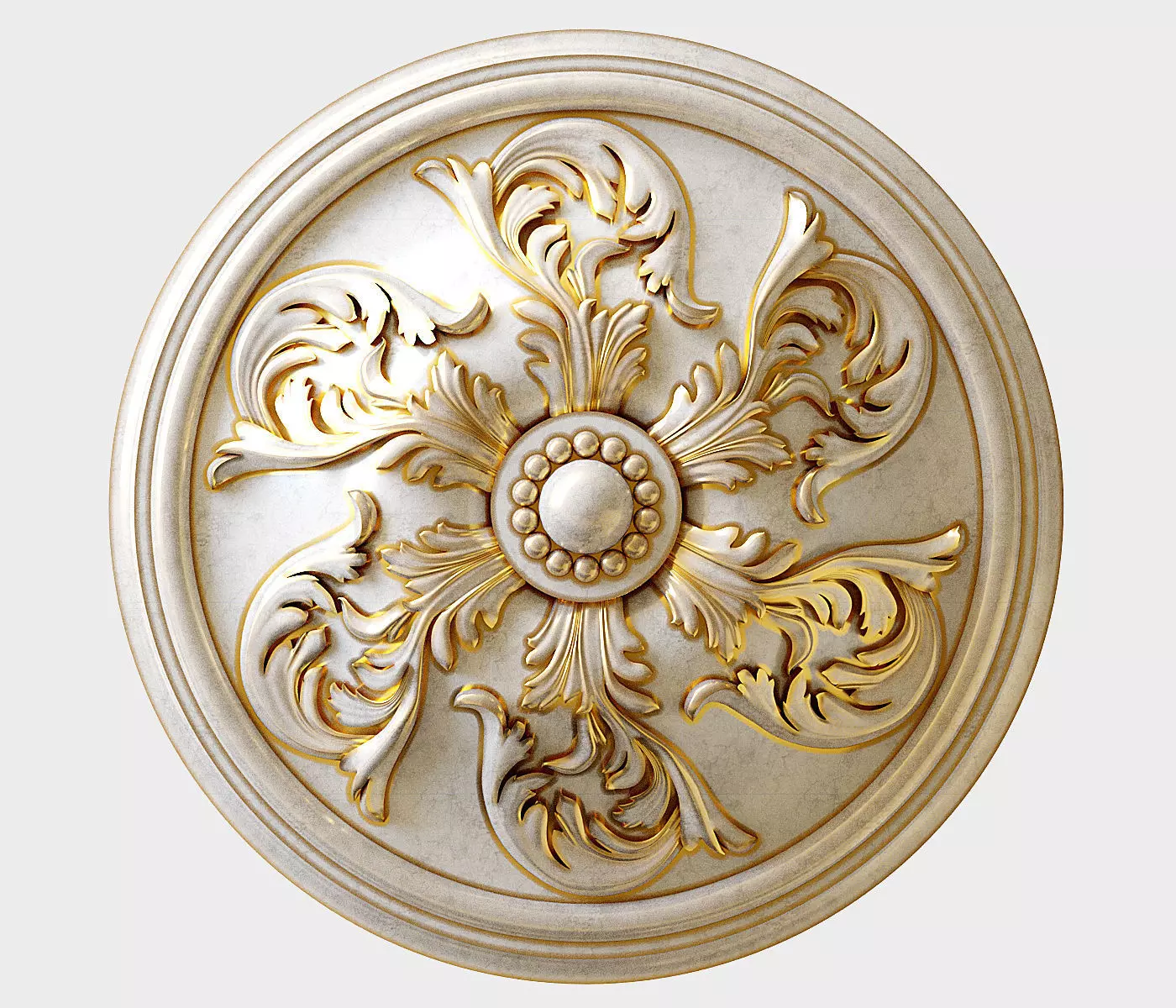 Rosette 04 3D model_0