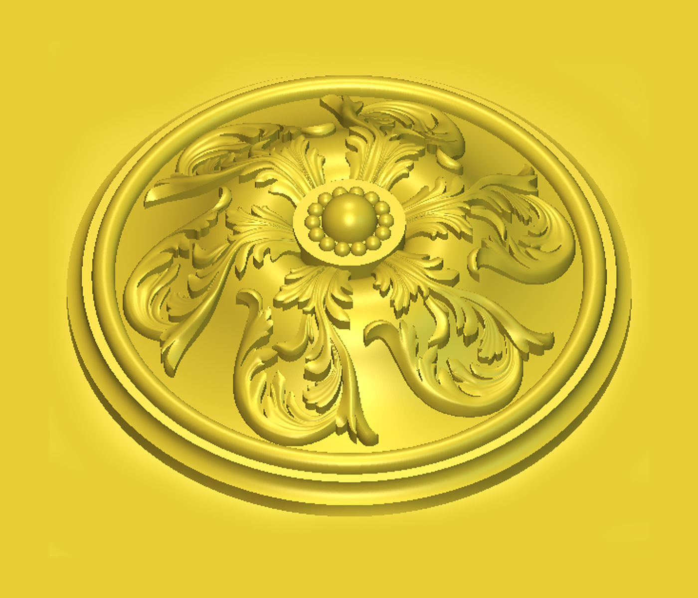 Rosette 04 3D model_3