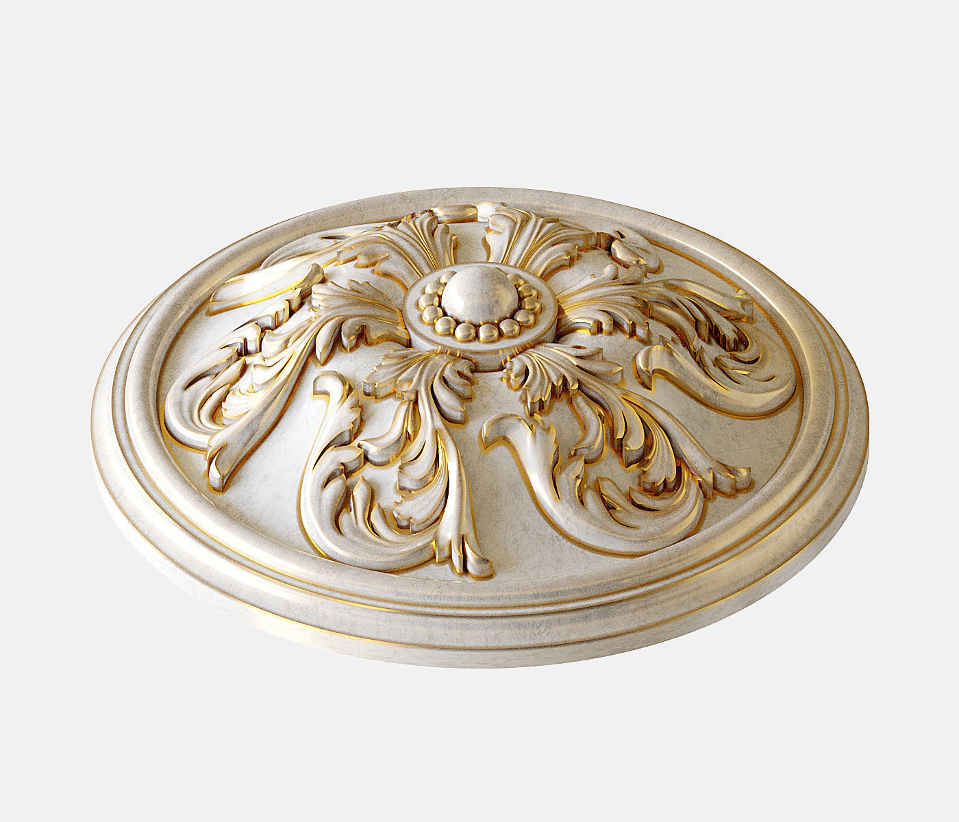 Rosette 04 3D model_1