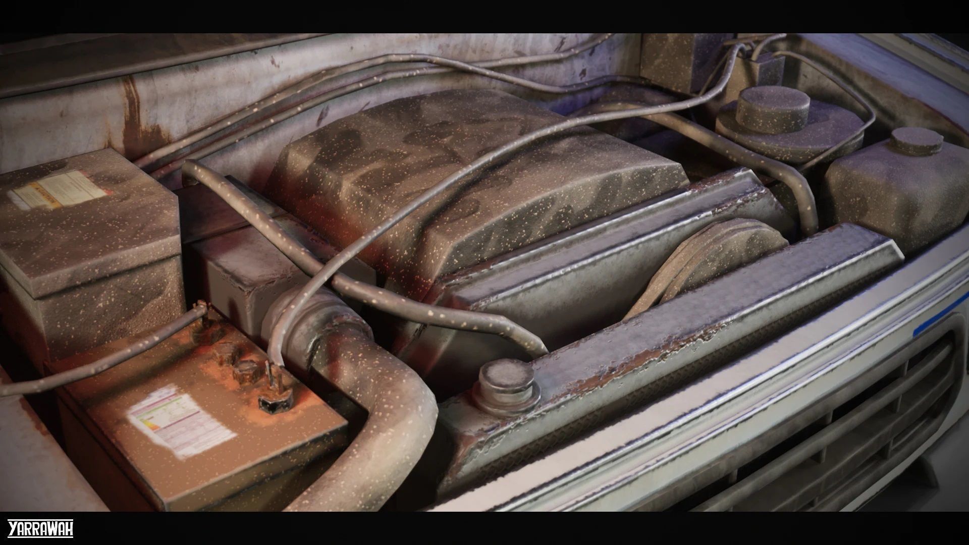 Ambulance - Interactable Vehicles UE4 UE5 Low-poly 3D model_13