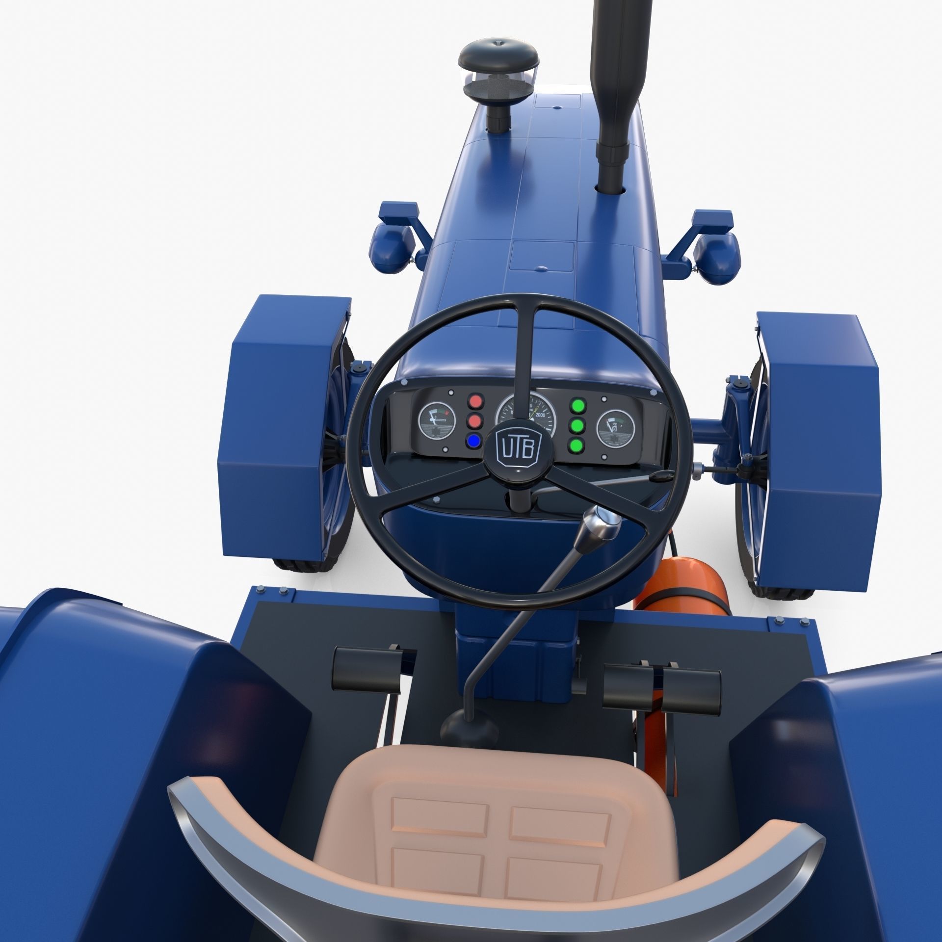 U650 Tractor v6 3D model_11