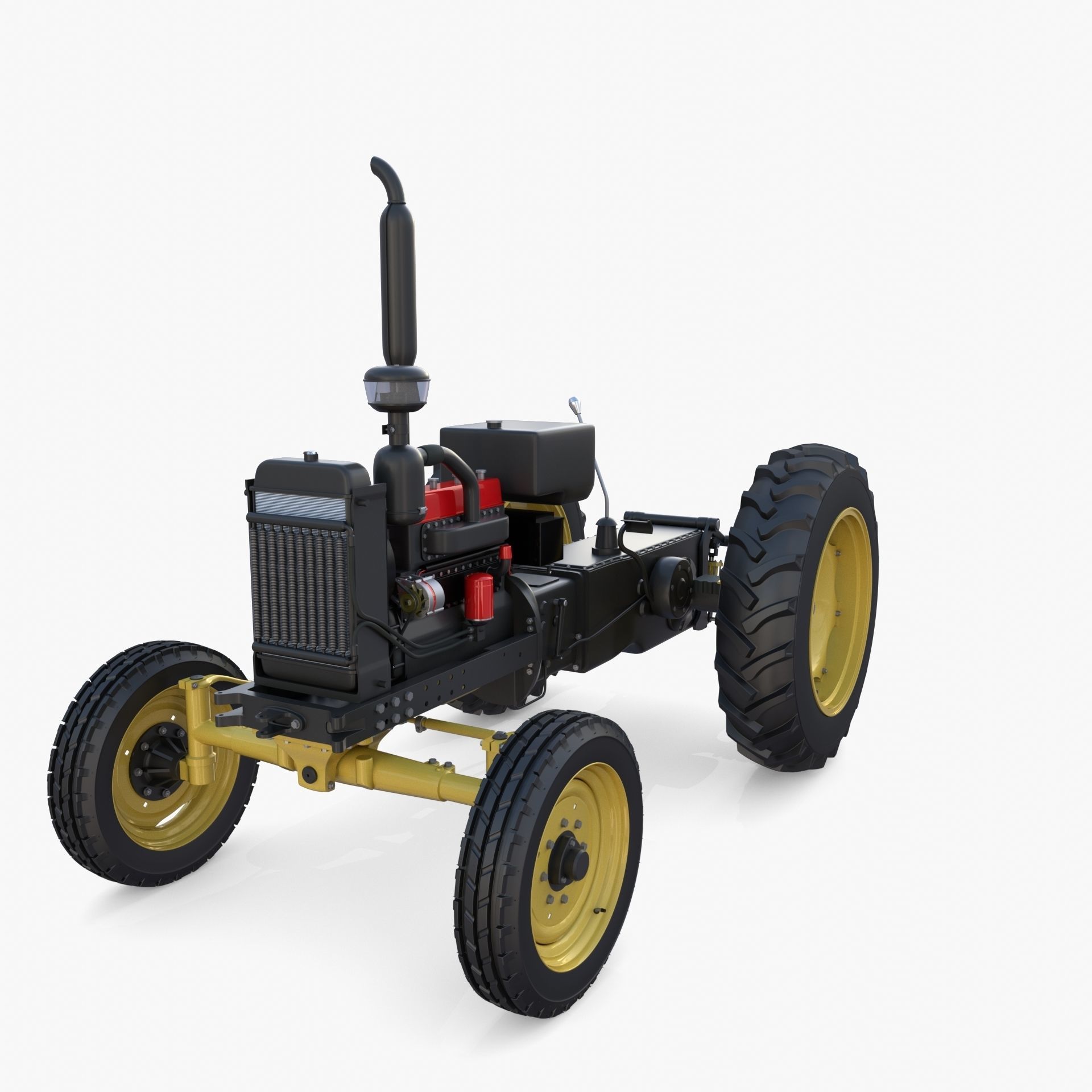 U650 Tractor v6 3D model_14