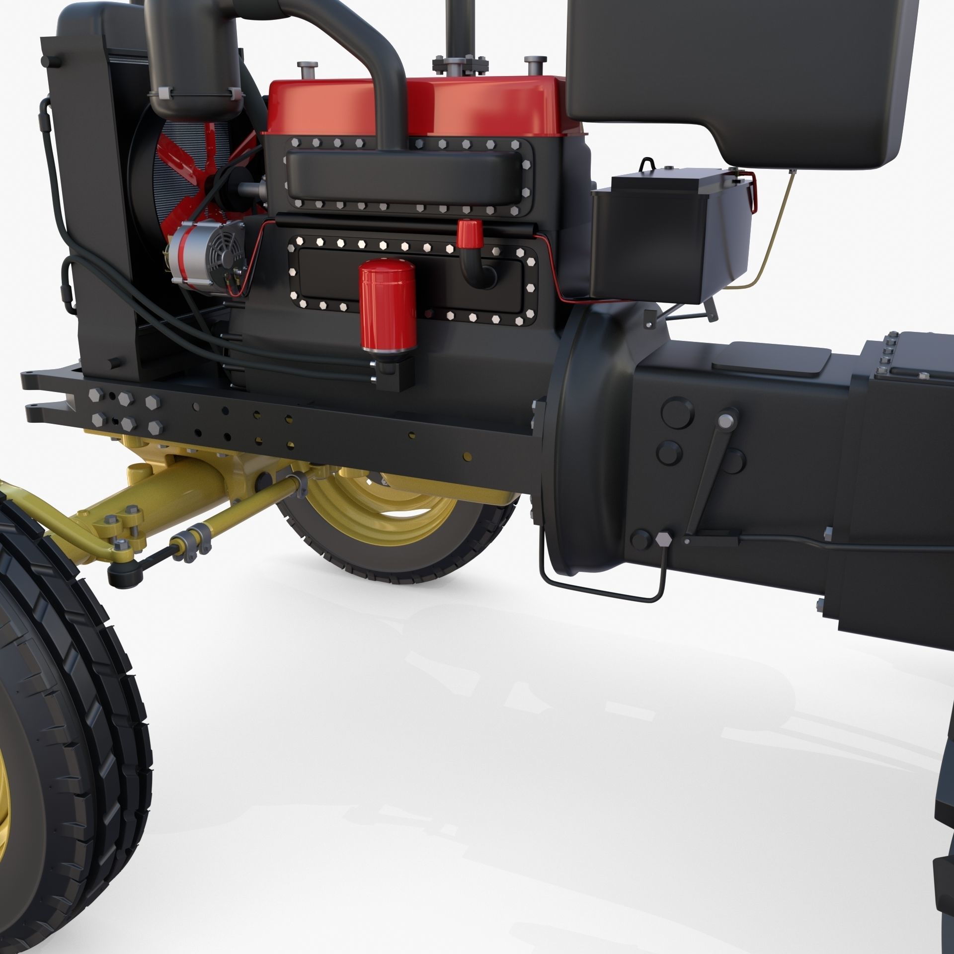 U650 Tractor v6 3D model_21