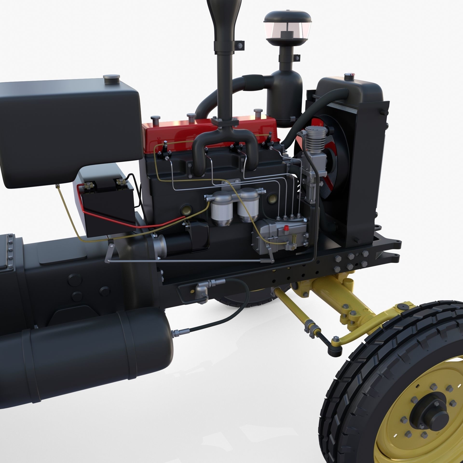 U650 Tractor v6 3D model_24