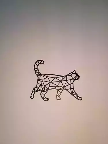 Cat for wall  Gatto da muro